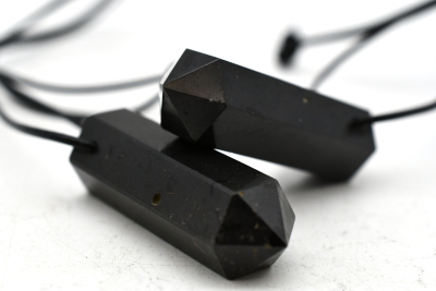 Black Tourmaline Point Necklace