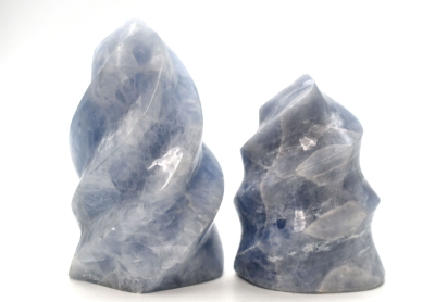Calcite Blue Flame Shape
