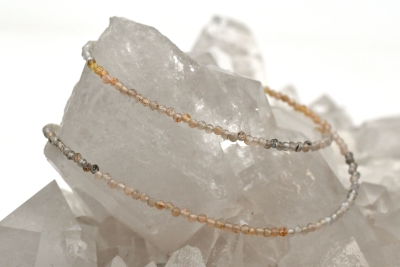 Moonstone Multi Necklace 2 mm Facetted