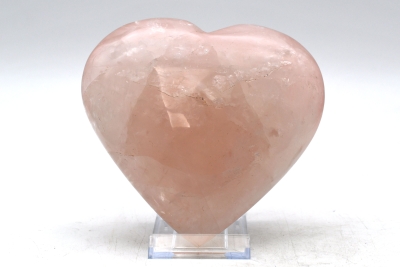 Rose Quartz Heart 100 - 150 mm
