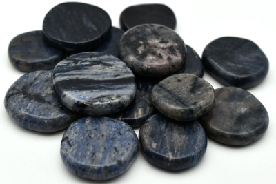 Dumortierit Scheibensteine