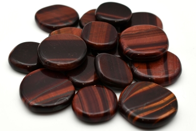 Tigerauge rot Scheibensteine