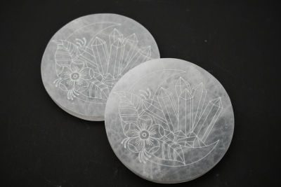 Selenite Coaster 