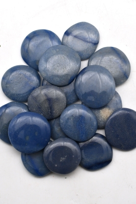 Blauquarz Scheibensteine