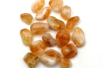 Citrin (gebrannt) Trommelsteine Extra-Qualit�t