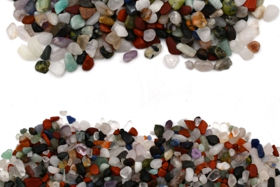 Crystal Konfetti - Trommelstein Mix natur