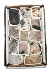 Pink Amethyst Roh Flat klein