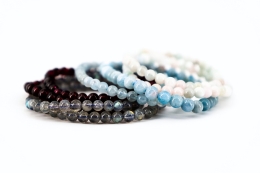 Kinderkugelarmband 4 mm (verschiedene Sorten)