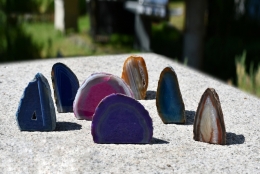 Achat Cut Base pink mini