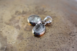 Aquamarin Anh�nger Duo