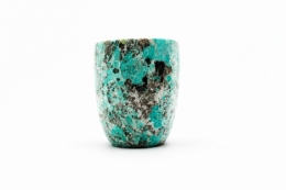 Mineralien Becher poliert