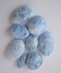 Calcit blau Seifensteine