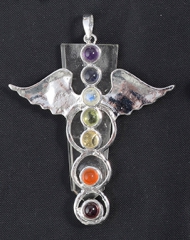 Chakra Anh�nger Mineralienspitze 