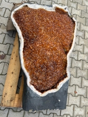 27.11. Citrine (burnt) Druse Big