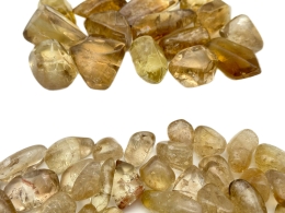 Citrin Natur Extra Trommelsteine