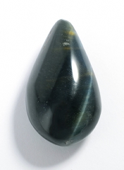 Hawk's-eye drop shape drilled 5 pcs set