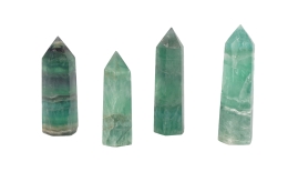 Fluorit gr�n Spitzen