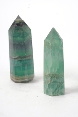 Fluorit gr�n Spitzen