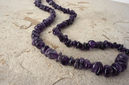 Amethyst 15 mm Strang