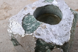 Aventurin galvanisiert Teelicht