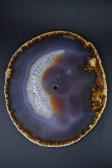 Agate Clock Slices