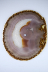 Agate Clock Slices