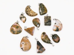 Ocean jasper pendant