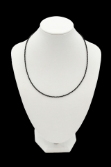 Tourmaline (Sch�rl) necklace faceted