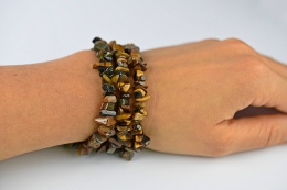 Tigerauge Splitterarmband 5-er Set