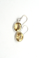 Citrin (gebrannt) Ohrringe