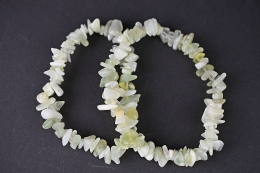 Serpentin (China-Jade) Splitterarmband 5-er Set