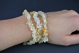 Citrin Splitterarmband 3-er Set