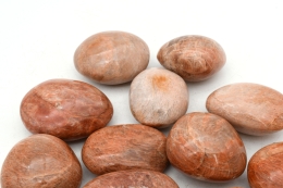 Mondstein apricot Trommelsteine Jumbo 2