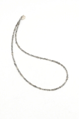 Diamant Rohkristall Kette hell