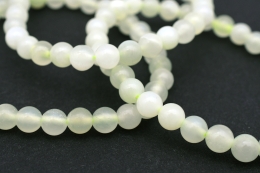 Serpentin hell (China-Jade) Kugelarmband 6 mm