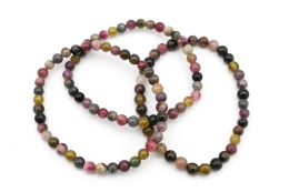 Turmalin multi Kugelarmband 6 mm (19,5 cm lang)