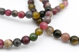 Tourmaline multi sphere bracelet 6 mm