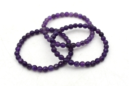 Amethyst Armband facettiert 6 mm