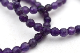 Amethyst Armband facettiert 6 mm