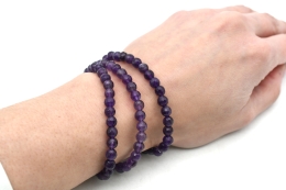 Amethyst Armband facettiert 6 mm