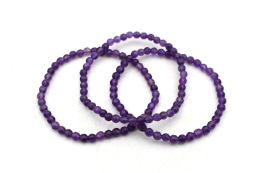 Amethyst facettiert Armband 4 mm