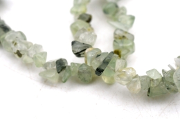 Prehnit Splitter Armband 3-er Set