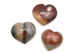 Polychrom Jaspis Herz 60 - 80 mm
