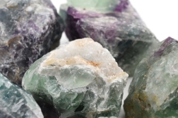 Fluorite rough stones big