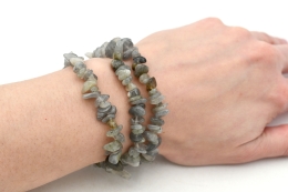 Labradorit Splitterarmband 5-er Set