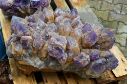 Amethyst Stufe XXL Gro�e Kristalle Einzelst�ck