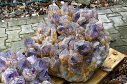 Amethyst Cluster XXL Big Crystals single piece