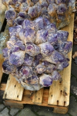 Amethyst Cluster Big Crystals 85 kg single piece