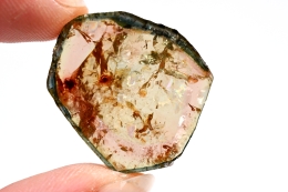 Wassermelonen Turmalin Scheibe 7