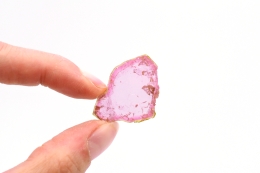 Watermelon tourmaline slice 9